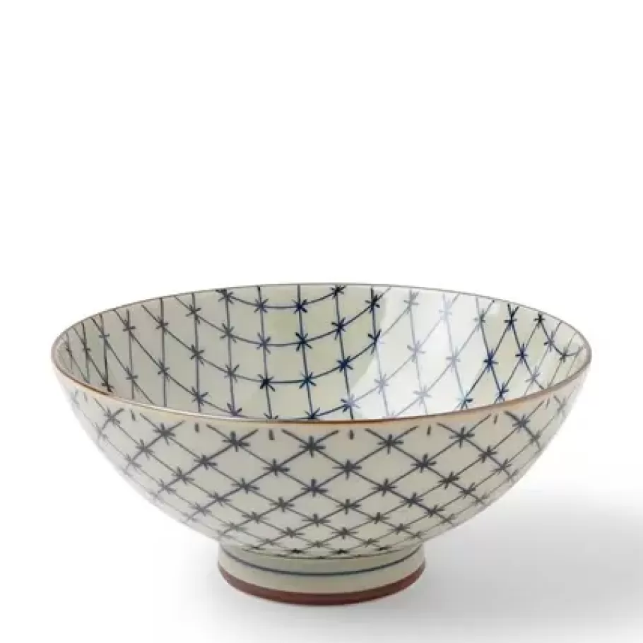 MIYA Company Medium Bowls^Antique Kimono Lattice Bowl 5-5/8"