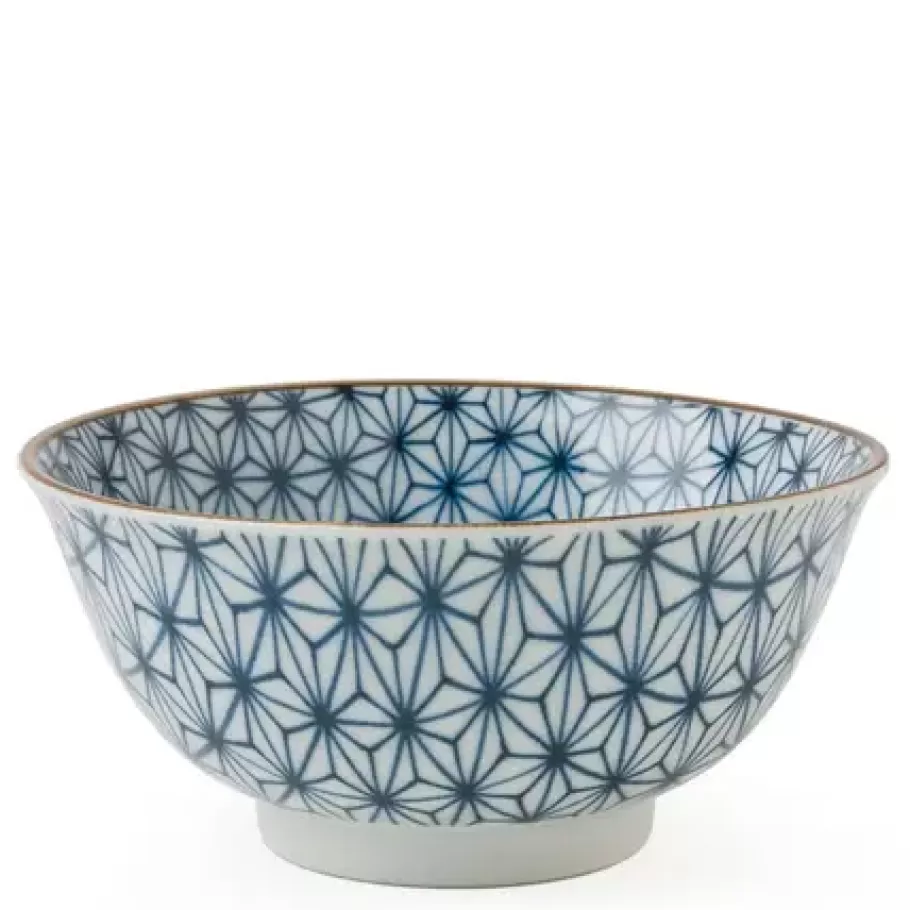 MIYA Company Medium Bowls^Asanoha Colors 5.75" Bowl - Blue