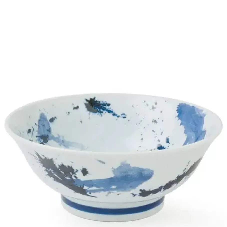 MIYA Company Ramen Bowls^Blue Sumi 8.5" Noodle Bowl