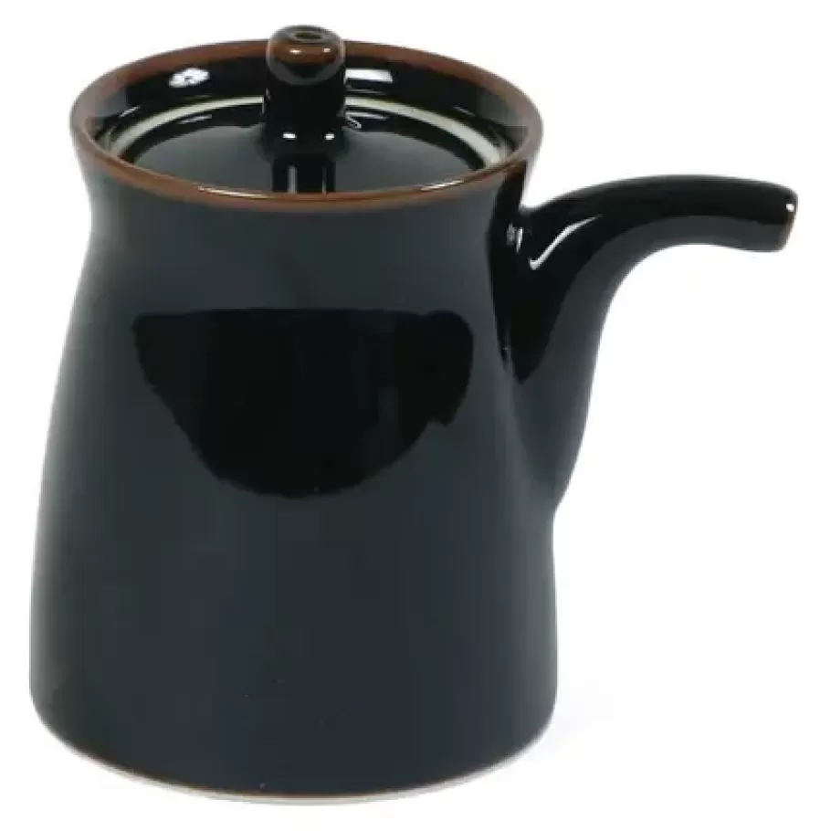 MIYA Company Sauce Pots^Mori 5 Oz. G-Type Sauce Pot - Black